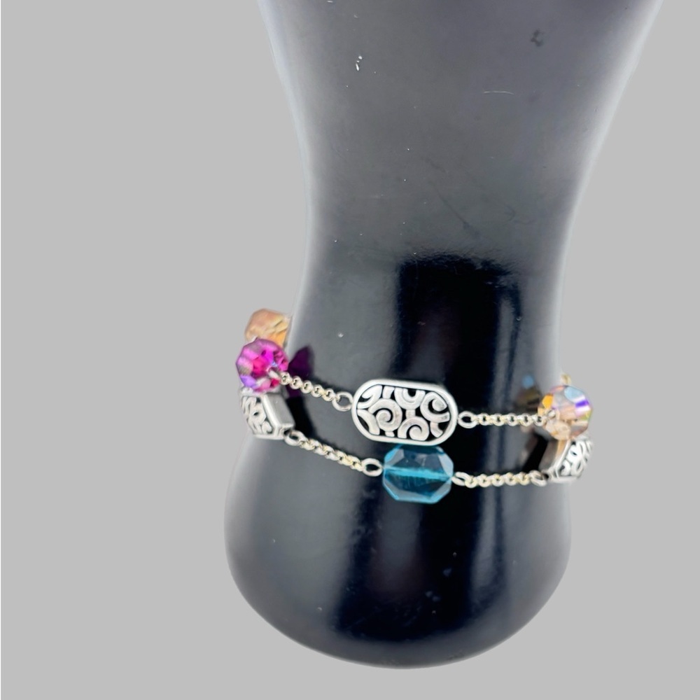 Brighton Elegant Beaded Bracelet Rare.
Bon Vivant COLORFUL CRYSTAL Bracelet - Picture 3 of 5